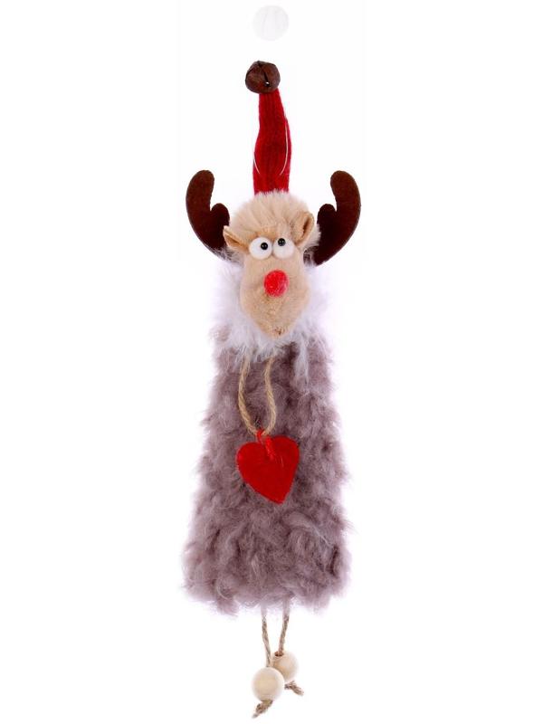 Подвеска «Новогодний олень», цвета МИКС