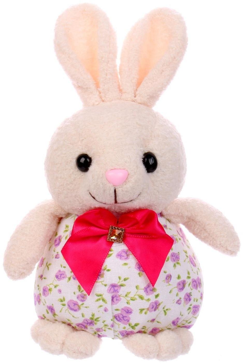 Мягкая игрушка «Зайчик», на присоске, виды МИКС