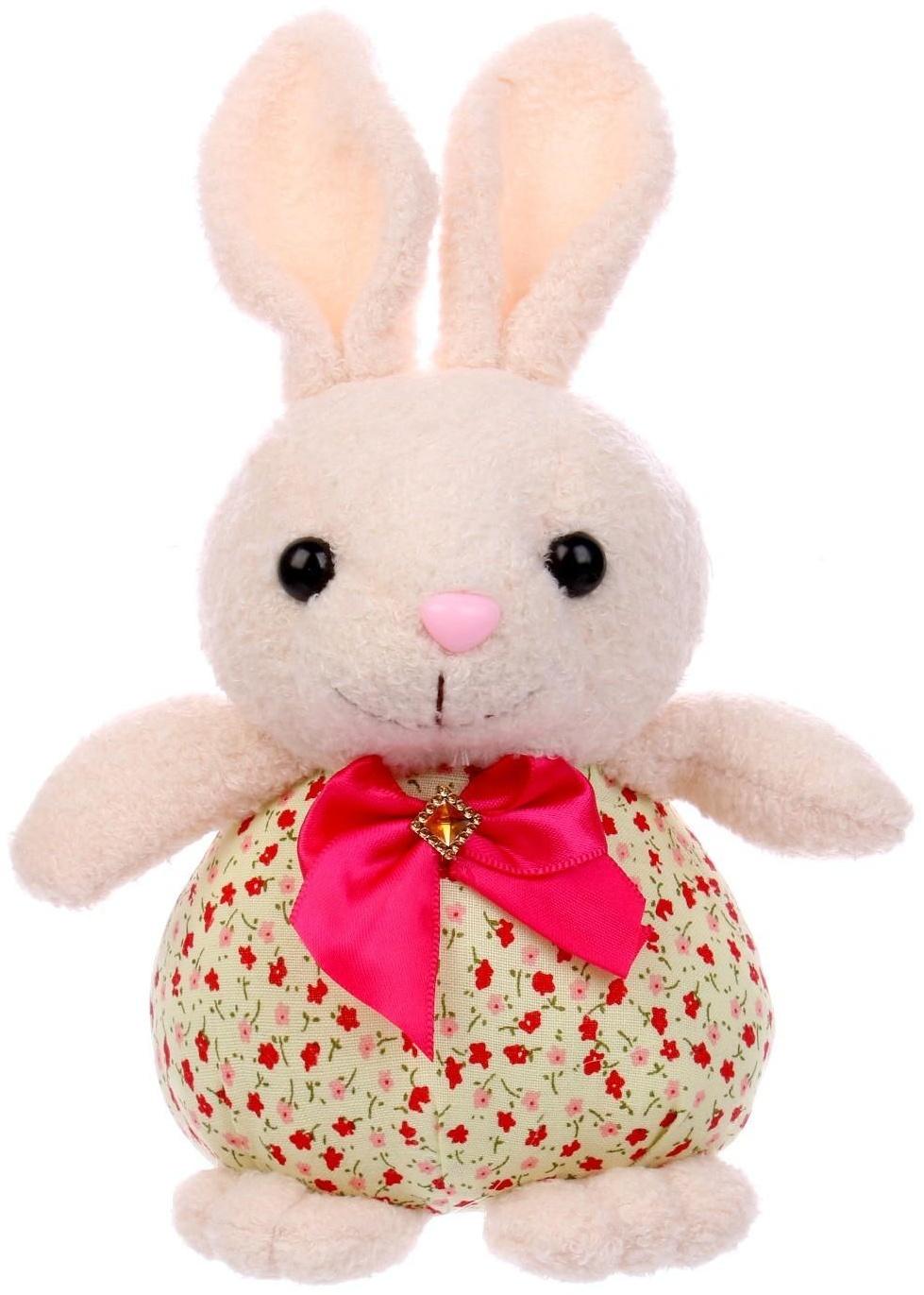 Мягкая игрушка «Зайчик», на присоске, виды МИКС