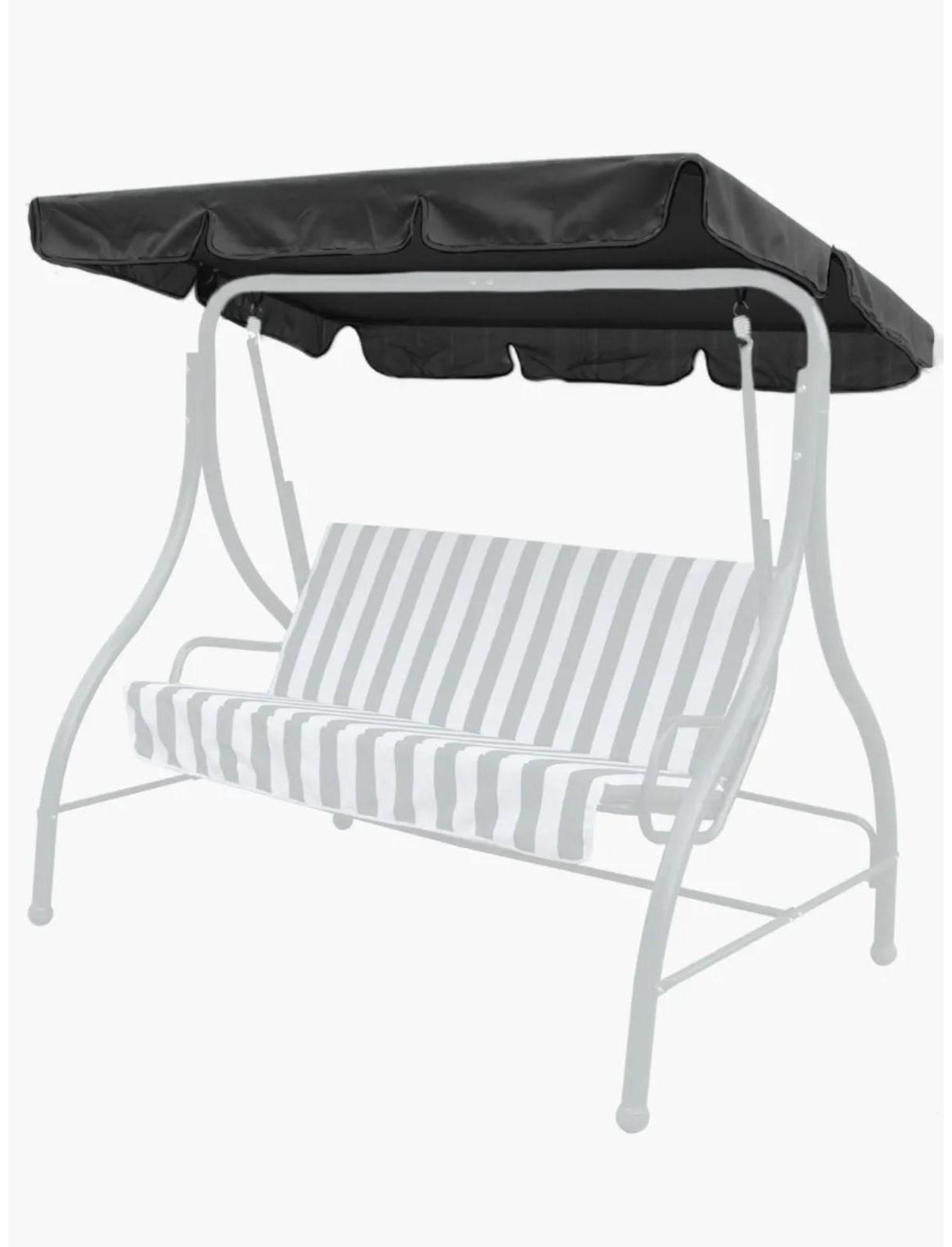 Тент для качелей 130x215, Tplus оксфорд 210, чёрный