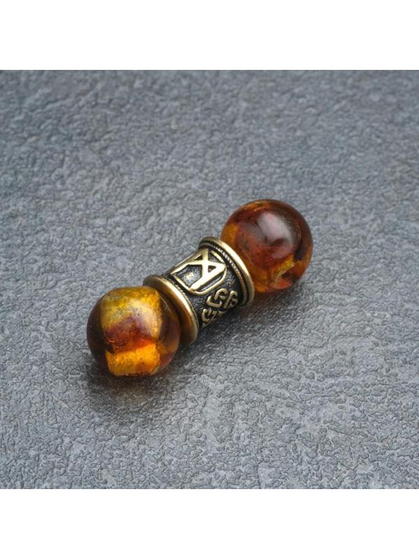 Комплект из трёх бусин 