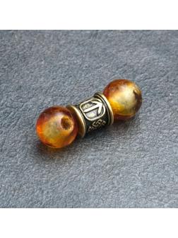 Комплект из трёх бусин 