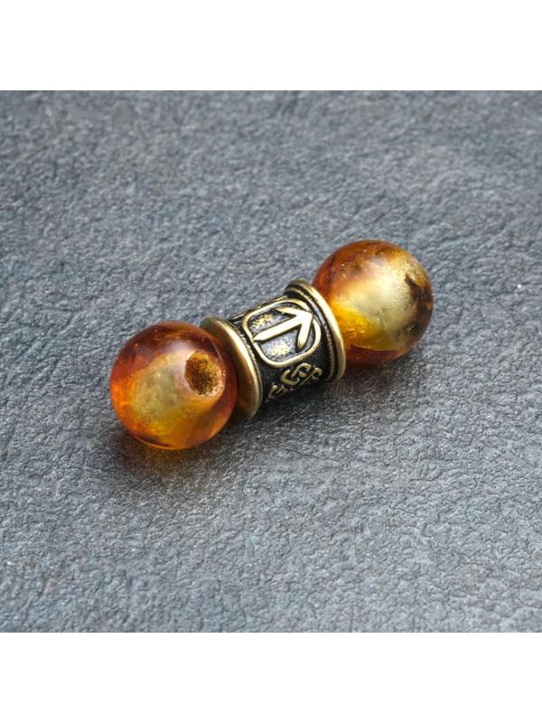 Комплект из трёх бусин 