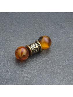 Комплект из трёх бусин 