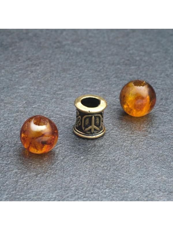 Комплект из трёх бусин 