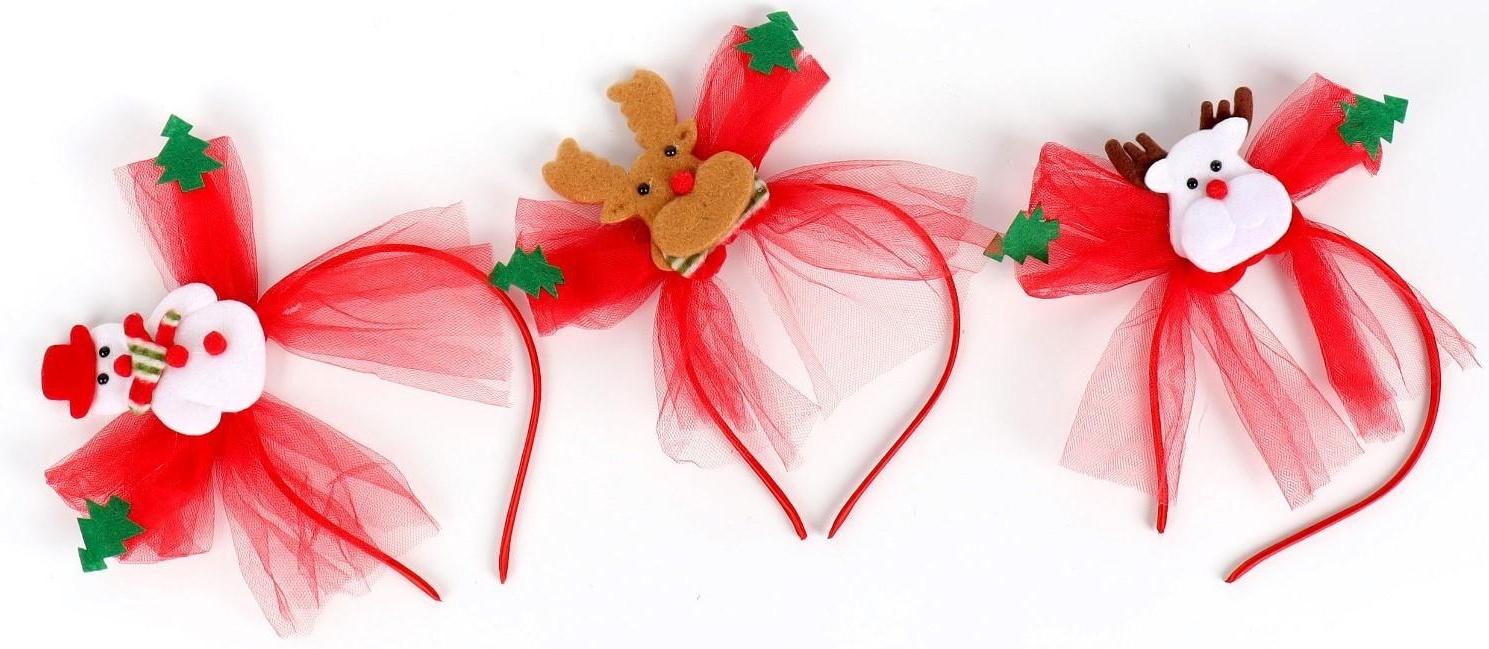 Карнавальный ободок «Новый год», виды МИКС