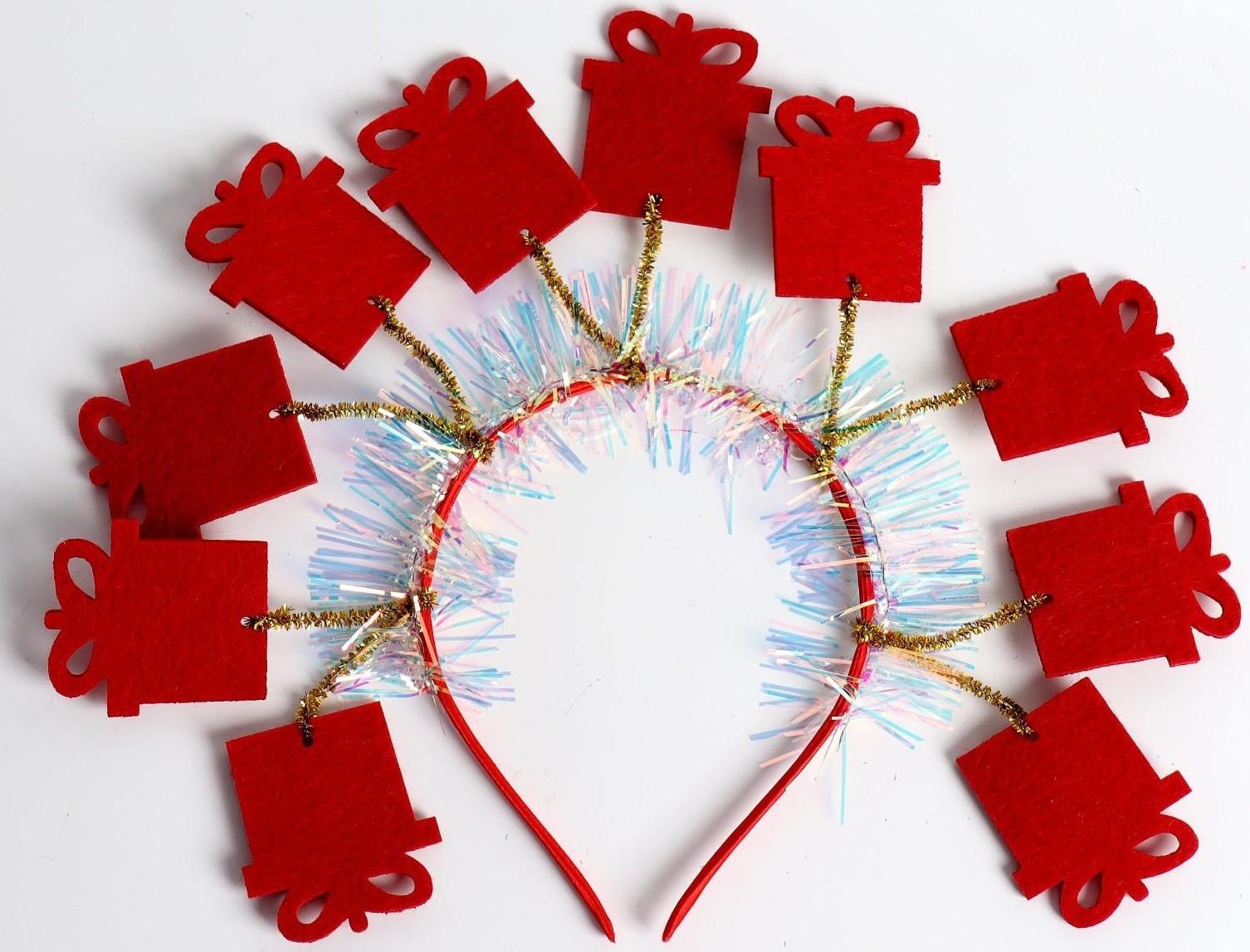 Карнавальный ободок «Новый год», виды МИКС