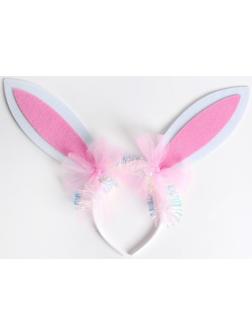 Карнавальный ободок «Зайка», цвета МИКС