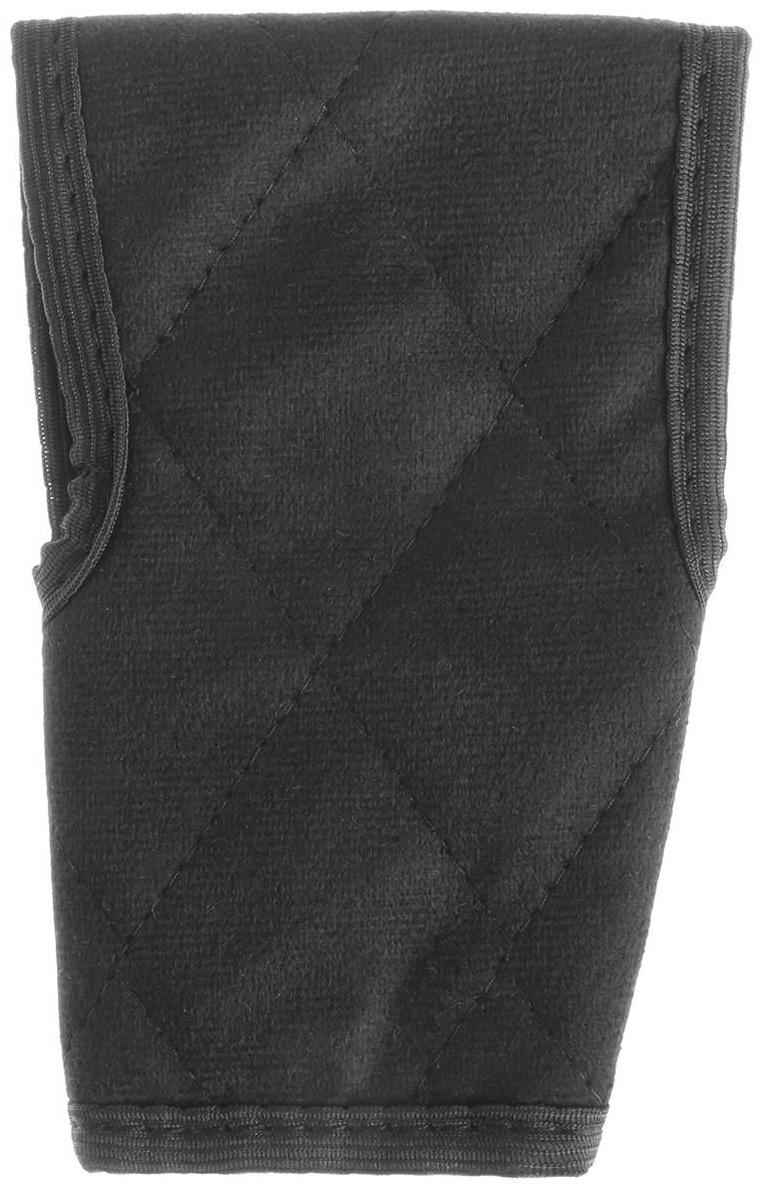 Чехол АКПП, велюр, чёрный