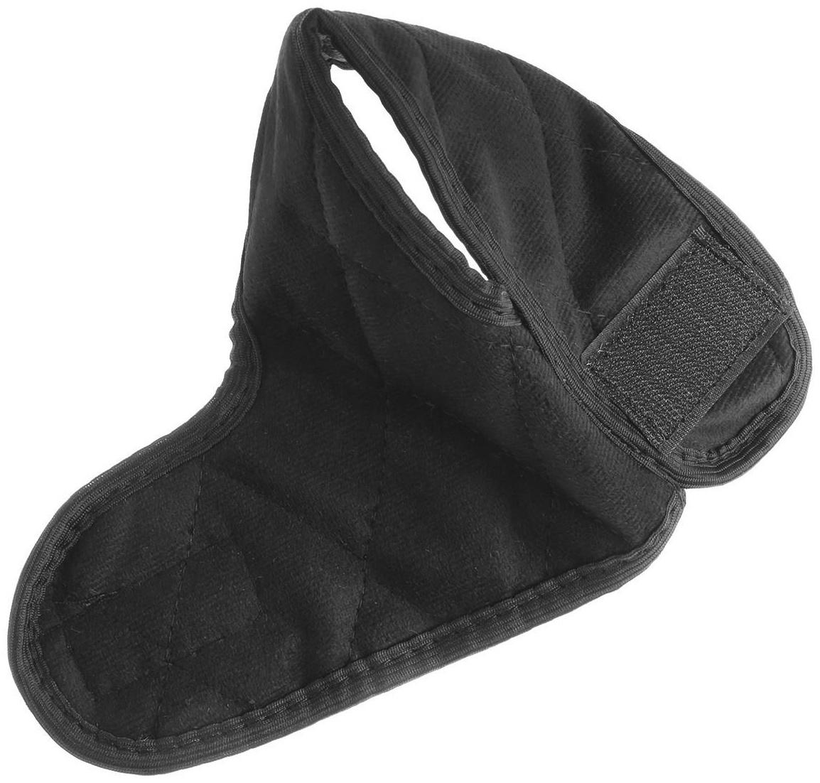 Чехол АКПП, велюр, чёрный