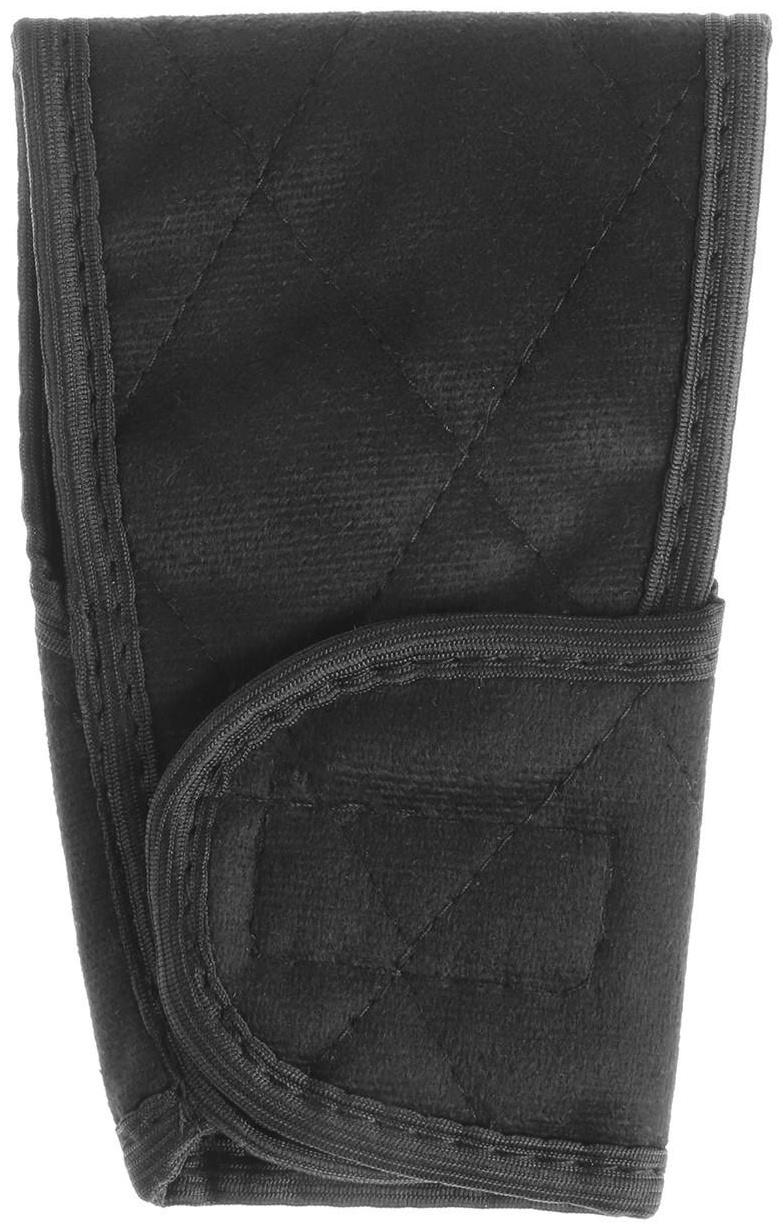 Чехол АКПП, велюр, чёрный