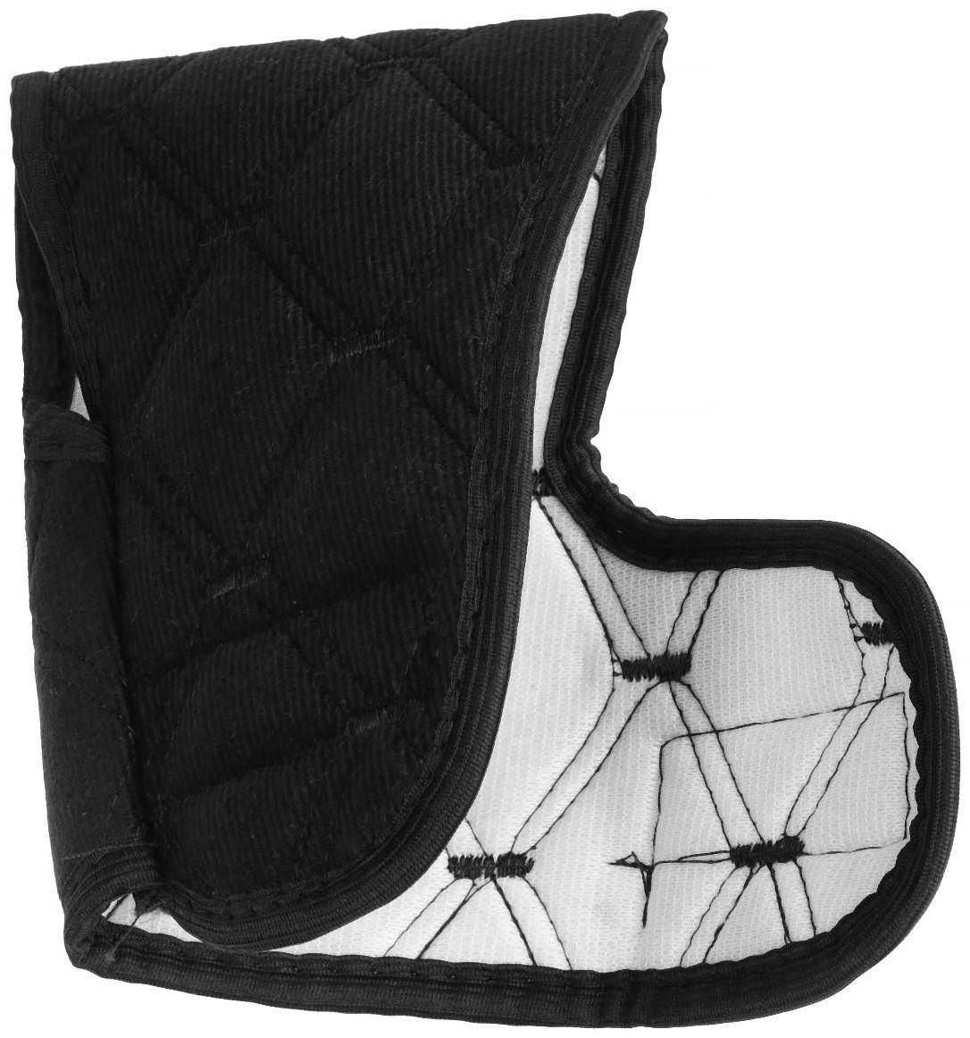 Чехол АКПП, велюр, чёрный