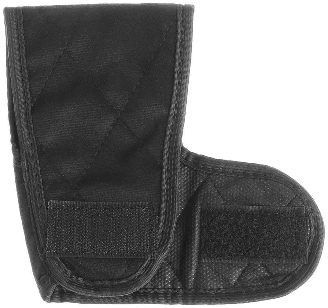 Чехол АКПП, велюр, чёрный