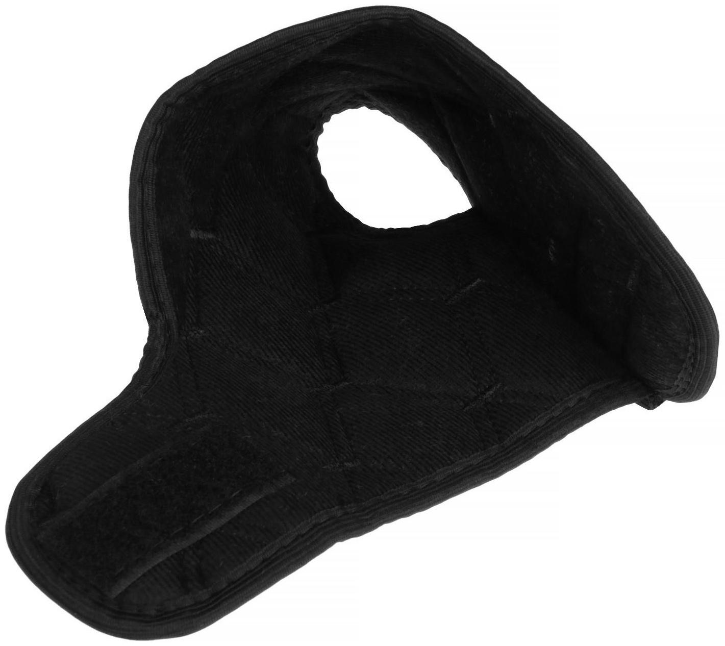 Чехол АКПП, велюр, чёрный