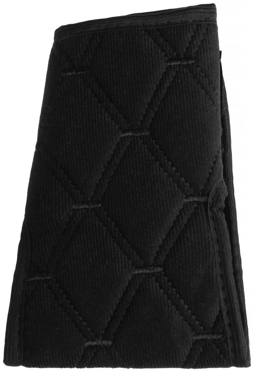 Чехол АКПП, велюр, чёрный