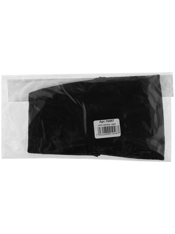 Чехол АКПП, велюр, чёрный