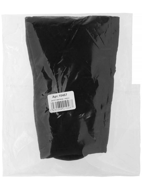 Чехол АКПП, велюр, чёрный