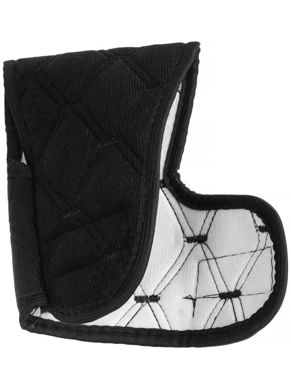 Чехол АКПП, велюр, чёрный