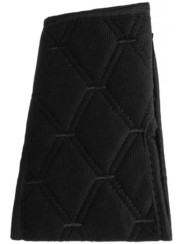 Чехол АКПП, велюр, чёрный