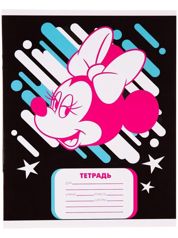 Тетради 24 листа, клетка, Минни Маус / 20 шт.