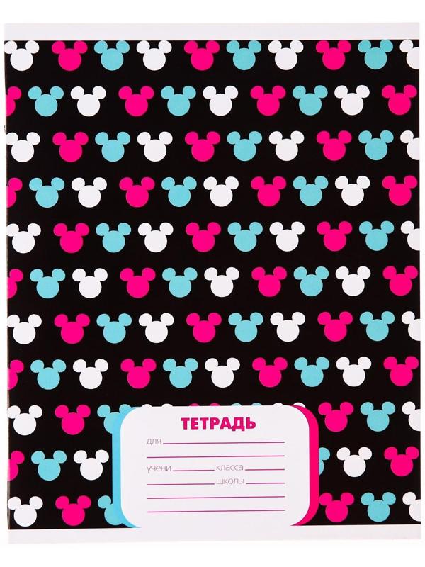 Тетрадь 24 листа, линейка,  4 вида МИКС, Минни Маус / Микс 20 шт.