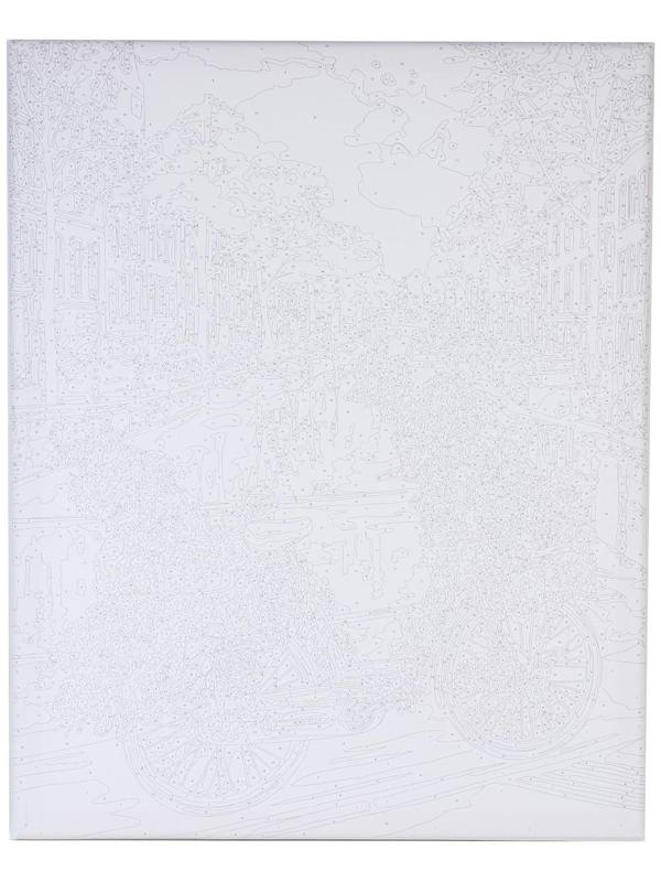 Картина по номерам на холсте с подрамником «Велосипед в Амстердаме» 40х50 см