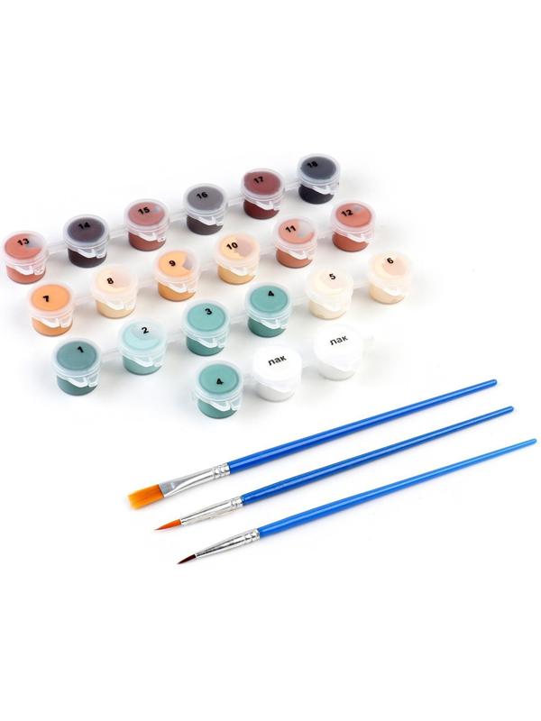 Картина по номерам на холсте с подрамником «Малыш йорк» 40х50 см