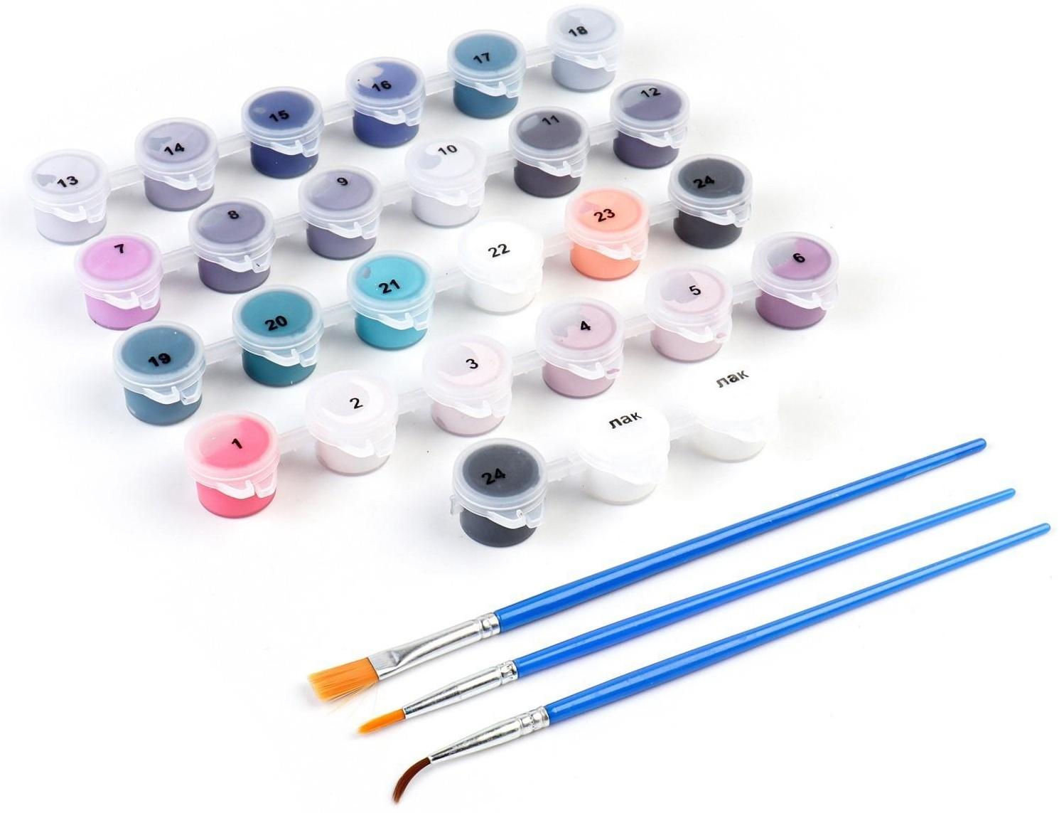 Картина по номерам на холсте с подрамником «Девушка в ночном городе» 40х50 см