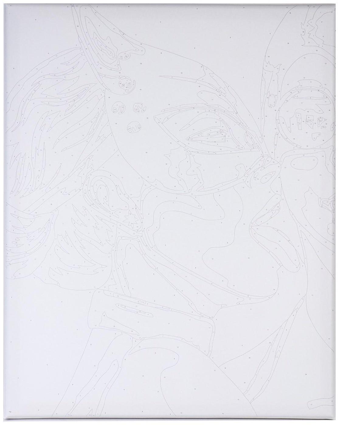 Картина по номерам на холсте с подрамником «Страстная пара» 40х50 см