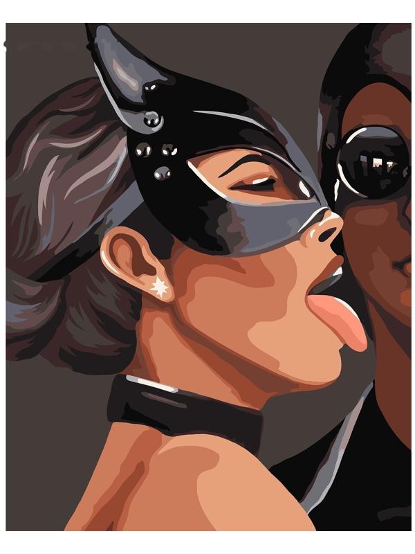 Картина по номерам на холсте с подрамником «Страстная пара» 40х50 см