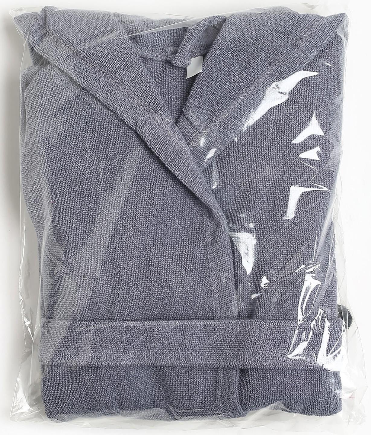 Халат махровый детский Экономь и Я, р. 36, цв.серый, 100%хл, 320 г/м2