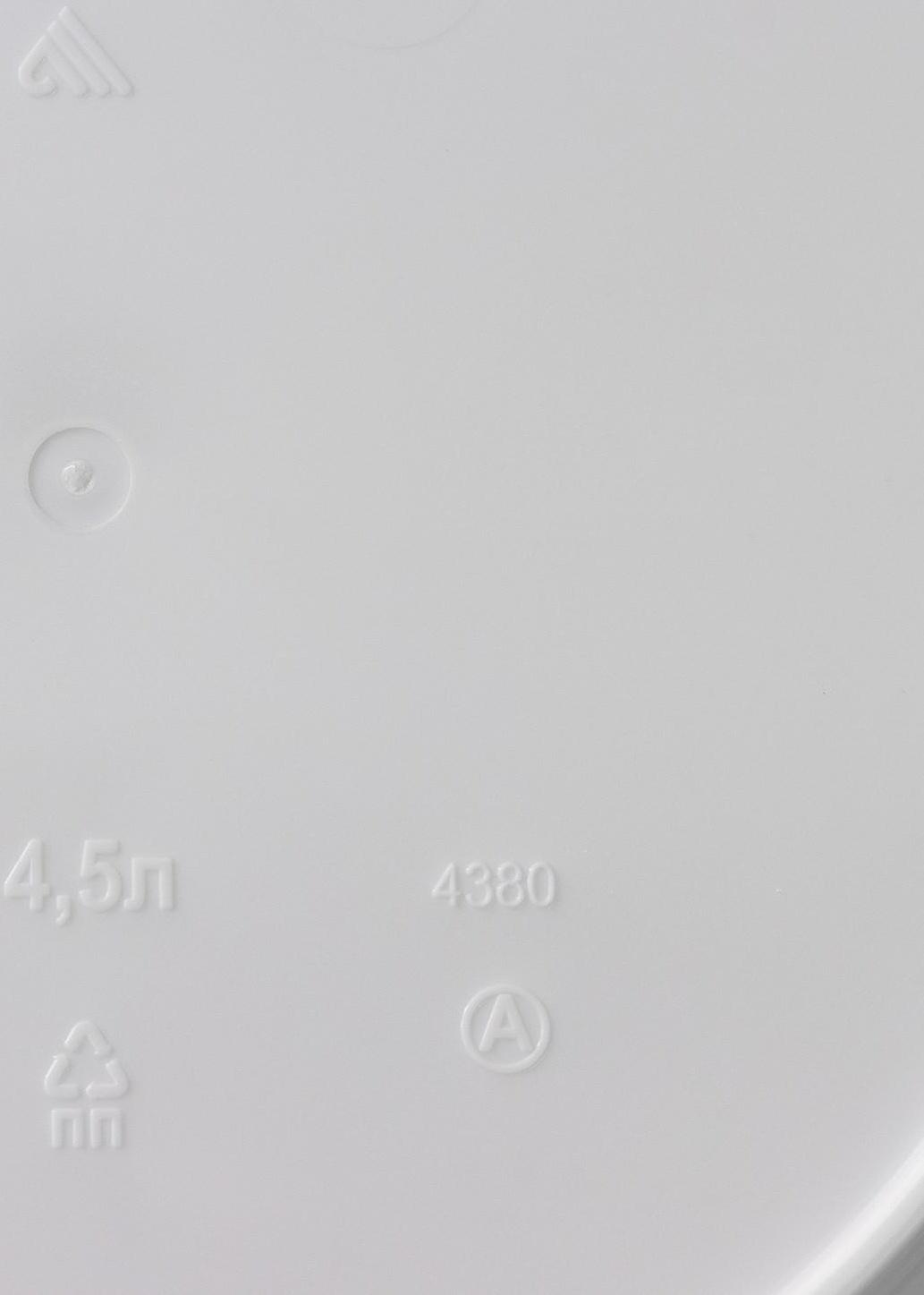 Кашпо для цветов со вставкой «Линель», 4,5 л, d=19 см, h=19 см, цвет белый