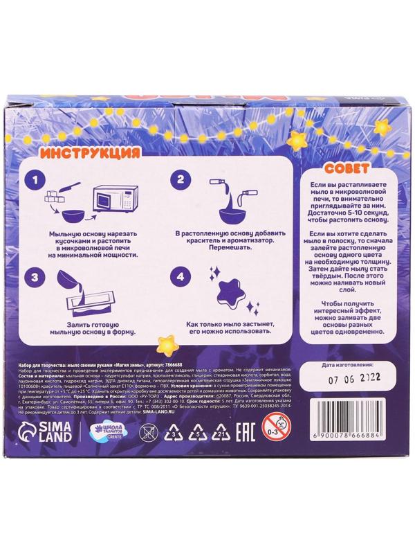 Набор для творчества. Мыло своими руками «Магия зимы» 1 форма