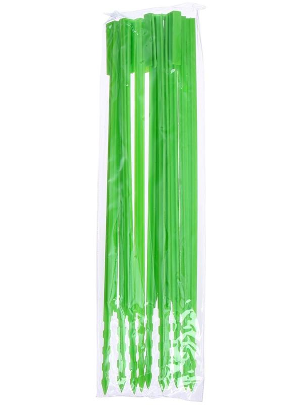 Колышек, h = 40 см, набор 10 шт., зелёный, Greengo