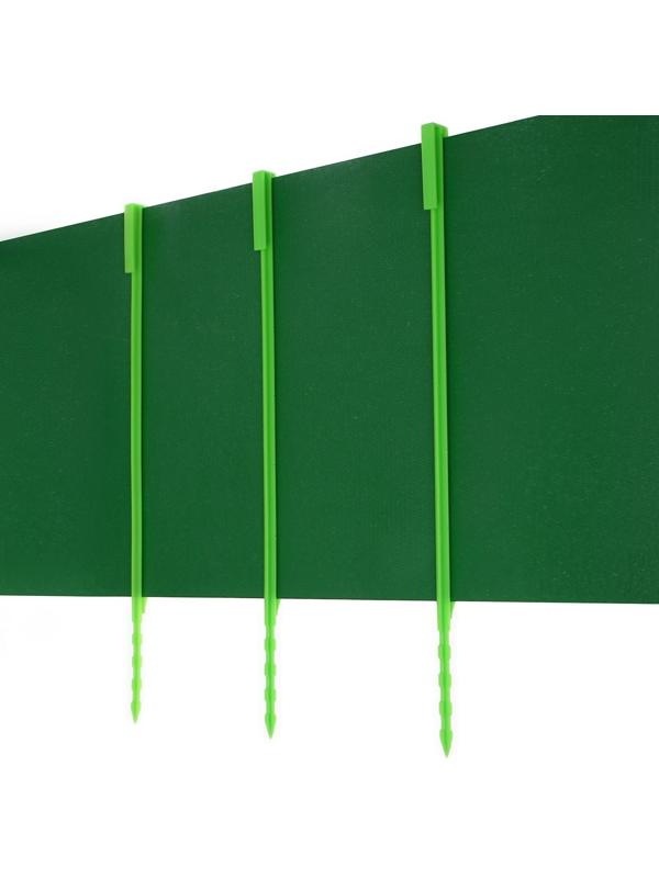 Колышек, h = 40 см, набор 10 шт., зелёный, Greengo