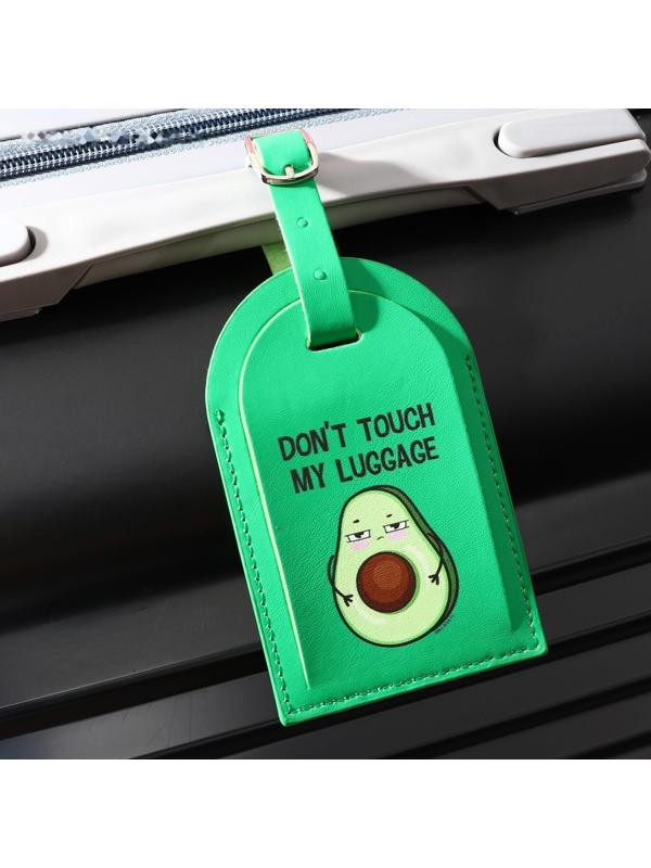 Бирка на чемодан «Авокадо», зеленая