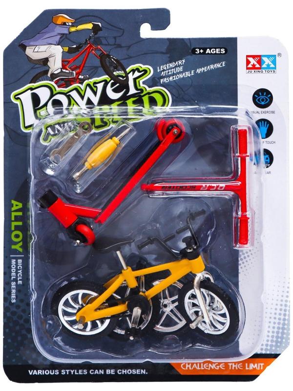 Набор пальчиковых игрушек «Экстремал», фингербайк, пальчиковый самокат, цвет МИКС