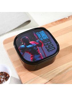 Ланч-бокс «Обед воина», квадратный, 700 мл