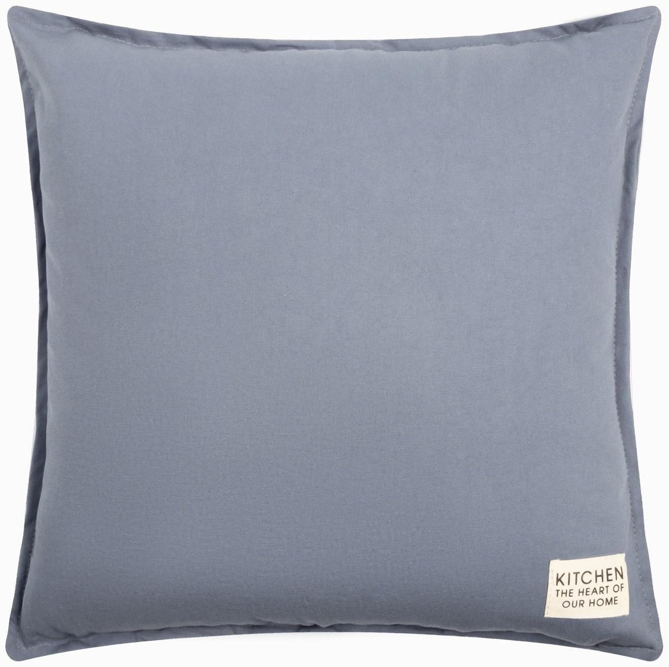 Подушка Этель, 45х45+1 см, синий, 100% хлопок