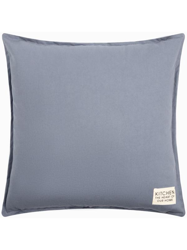 Подушка Этель, 45х45+1 см, синий, 100% хлопок