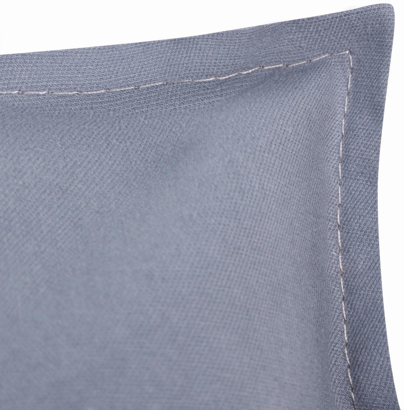 Подушка Этель, 30х50+1 см, синий, 100% хлопок