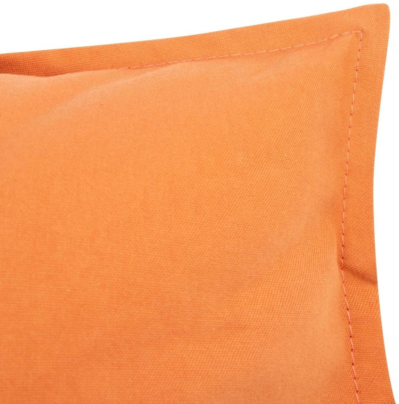 Подушка Этель, 45х45+1 см, оранжевый, 100% хлопок