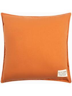 Подушка Этель, 45х45+1 см, оранжевый, 100% хлопок