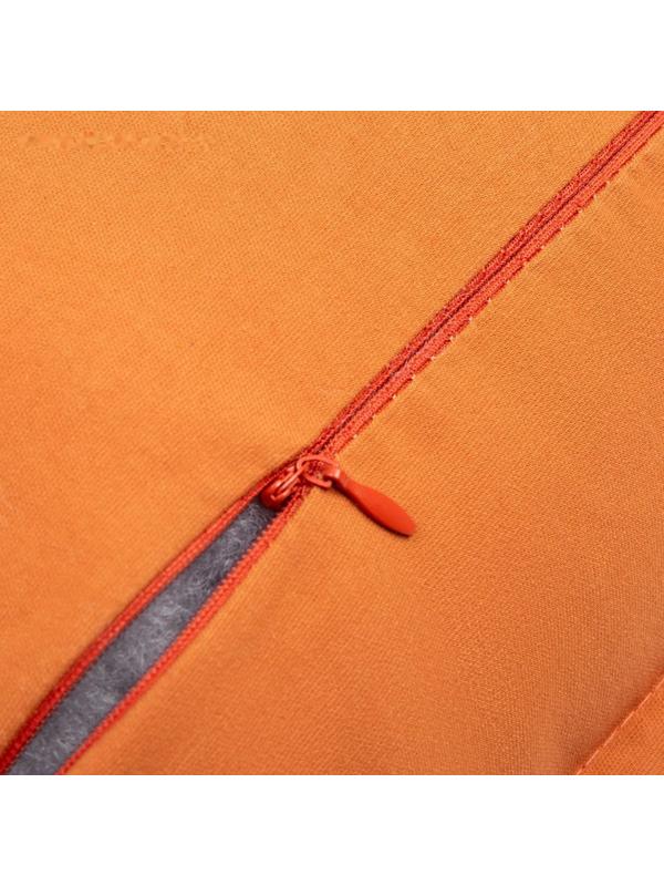 Подушка Этель, 45х45+1 см, оранжевый, 100% хлопок