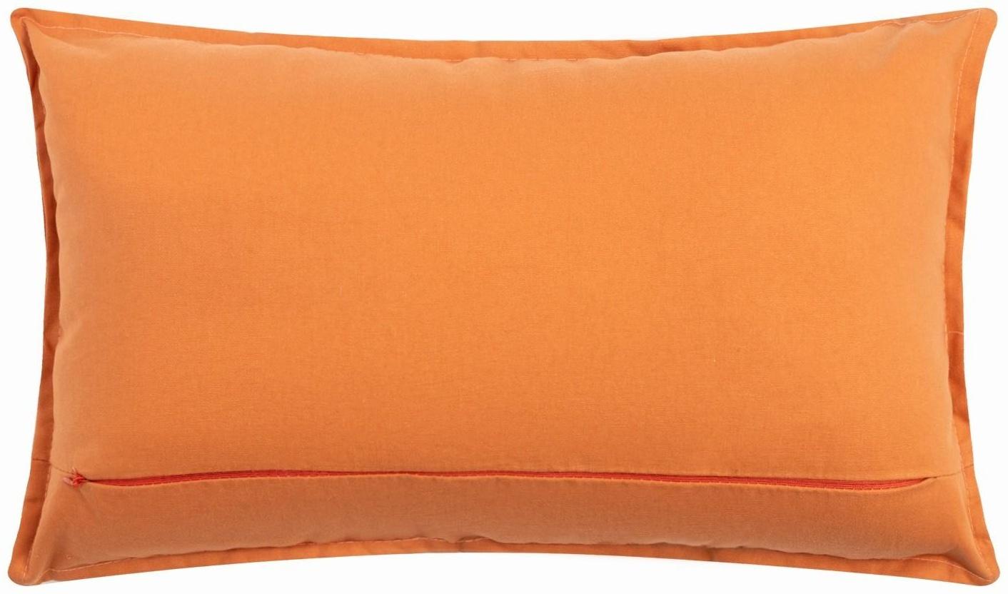 Подушка Этель, 30х50+1 см, оранжевый, 100% хлопок