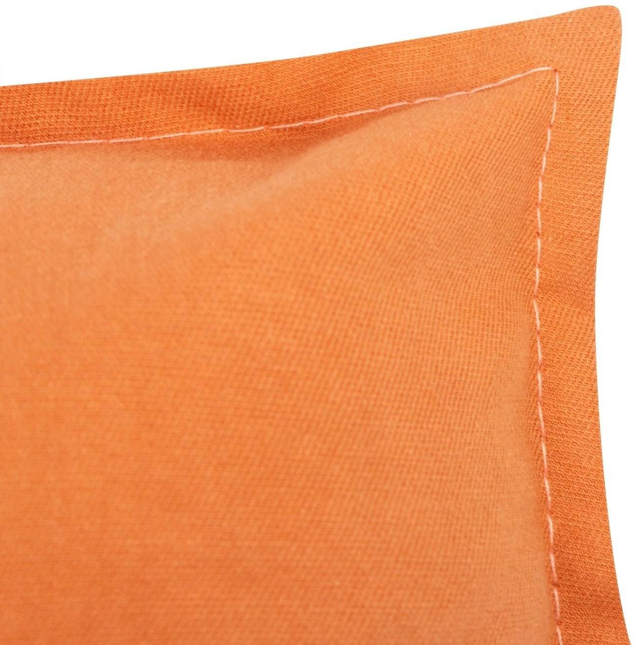 Подушка Этель, 30х50+1 см, оранжевый, 100% хлопок