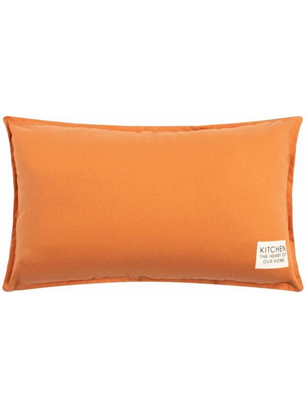 Подушка Этель, 30х50+1 см, оранжевый, 100% хлопок