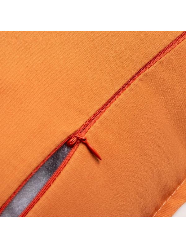 Подушка Этель, 30х50+1 см, оранжевый, 100% хлопок