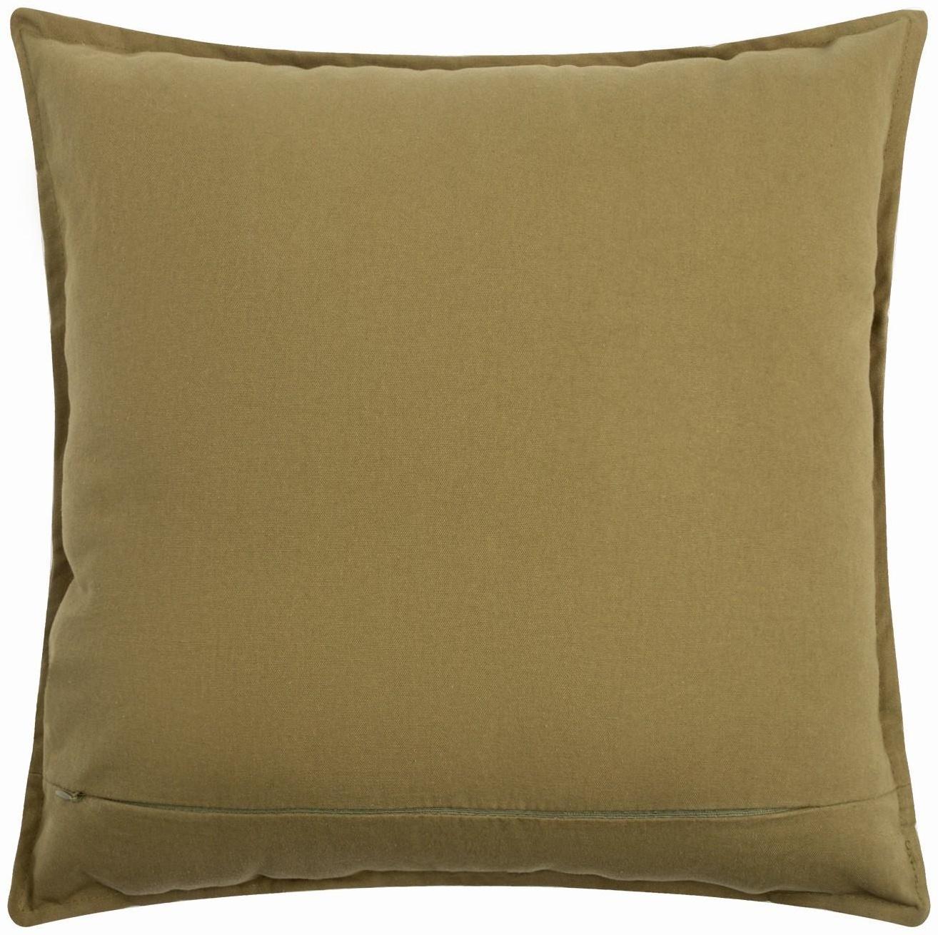 Подушка Этель, 45х45+1 см, зеленый, 100% хлопок