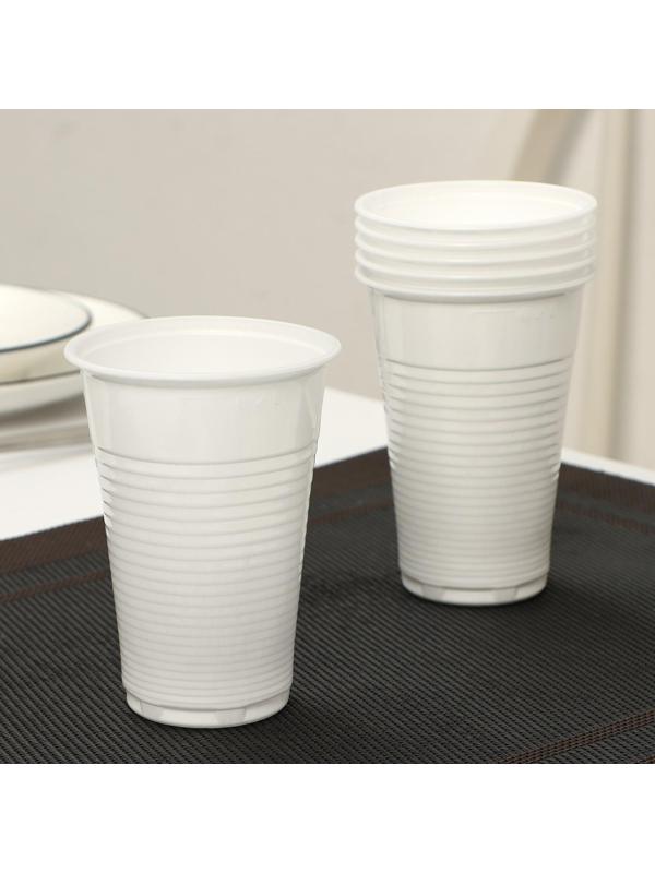 Набор одноразовой посуды на 6 персон Не ЗАБЫЛИ! «Пикник», тарелки d=20,5 см, стаканы 200 мл, вилки, цвет белый